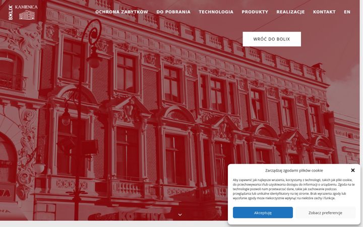 Képernyőkép: bolixkamienica.pl