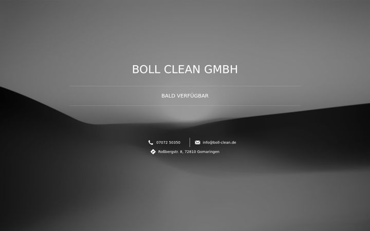 Screenshot of boll-clean.de