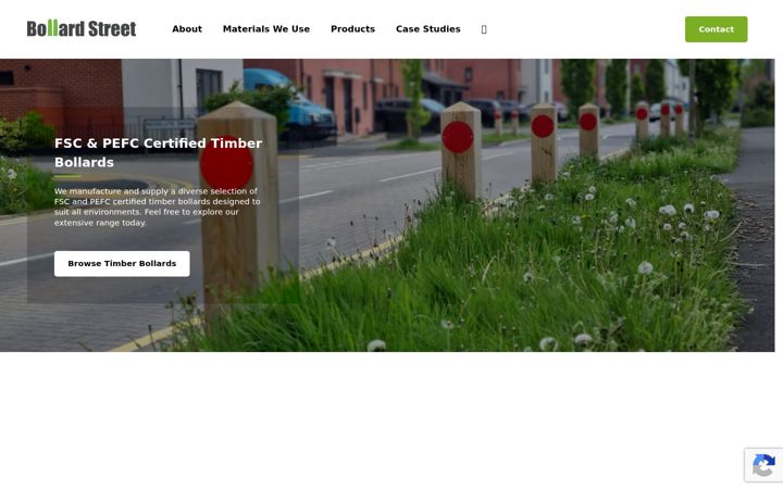 Screenshot of bollardstreet.com