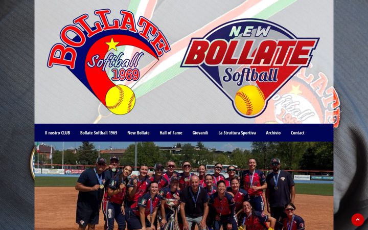 Screenshot of bollatesoftball.it