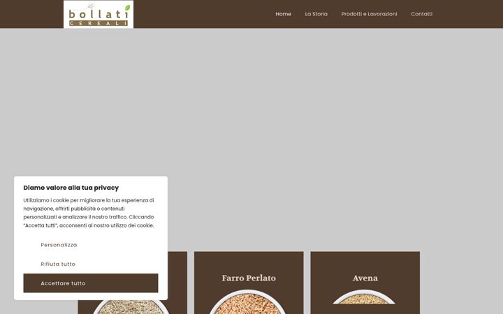 Screenshot of bollaticereali.it