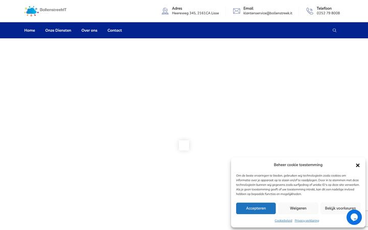 Screenshot ta' bollenstreek.it