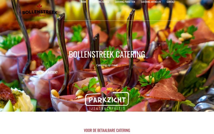 Screenshot of bollenstreekcatering.nl