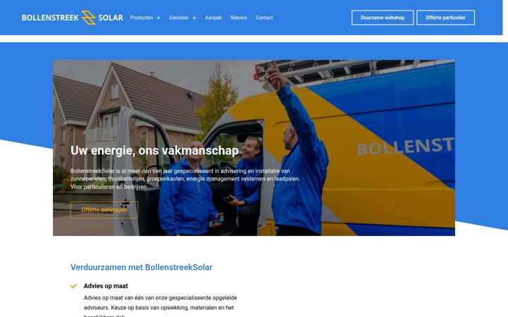 Zrzut ekranu bollenstreeksolar.nl