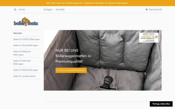 Screenshot ta' bollermatz.de