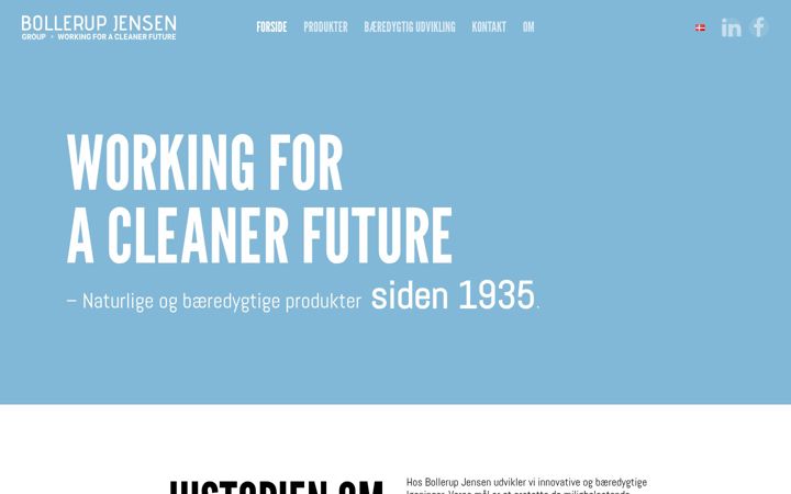 Screenshot of bollerup-jensen.dk