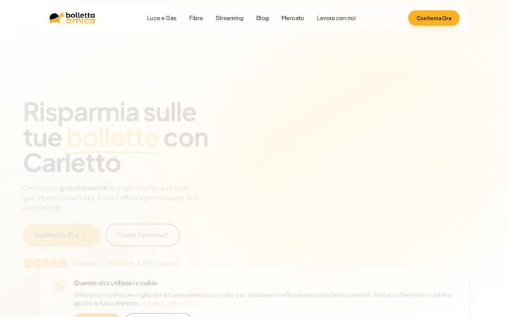 Screenshot of bollettaamica.com