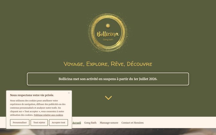 Screenshot ta' bollicina-gongbath.fr
