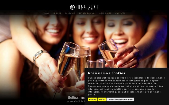 Zrzut ekranu bollicinenightclub.it