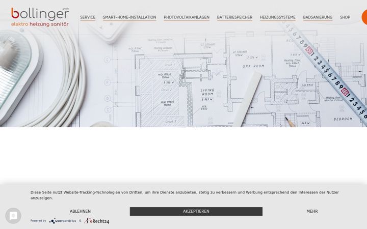 Screenshot of bollinger-ehs.de