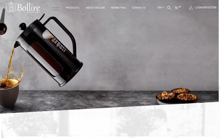 Screenshot of bollire.eu