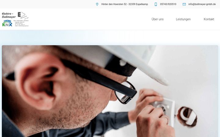 Screenshot of bollmeyer-gmbh.de