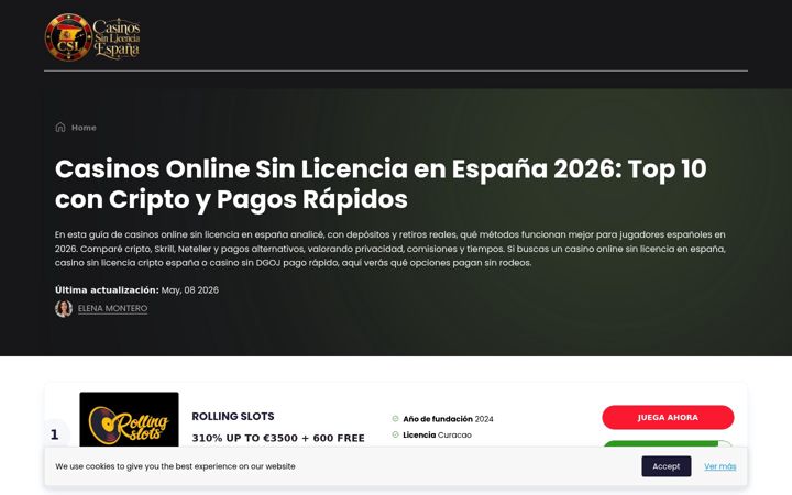 Screenshot of bollullo.es