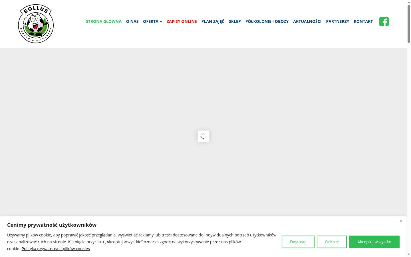 Screenshot des Einwilligungsbanners vor jeglicher Interaktion