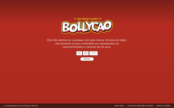 Screenshot of bollycao.pt
