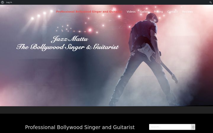Screenshot ta' bollywoodsingeruk.co.uk