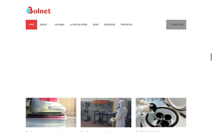 Screenshot stránky bolnet.it