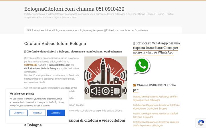Screenshot of bolognacitofoni.com