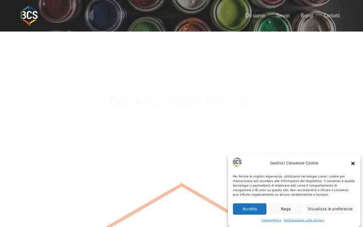 Screenshot of bolognacolorservice.it