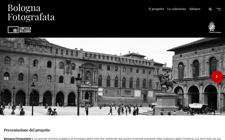 Screenshot di bolognafotografata.com