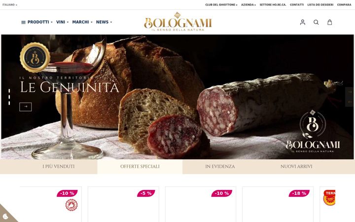 Screenshot of bolognami.it