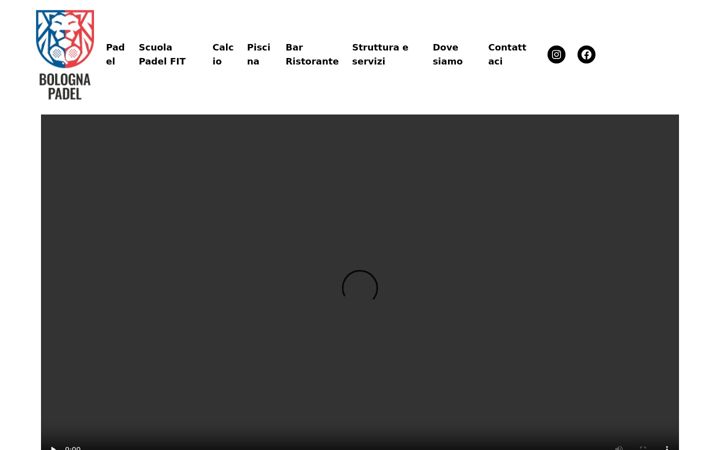Screenshot of bolognapadel.it