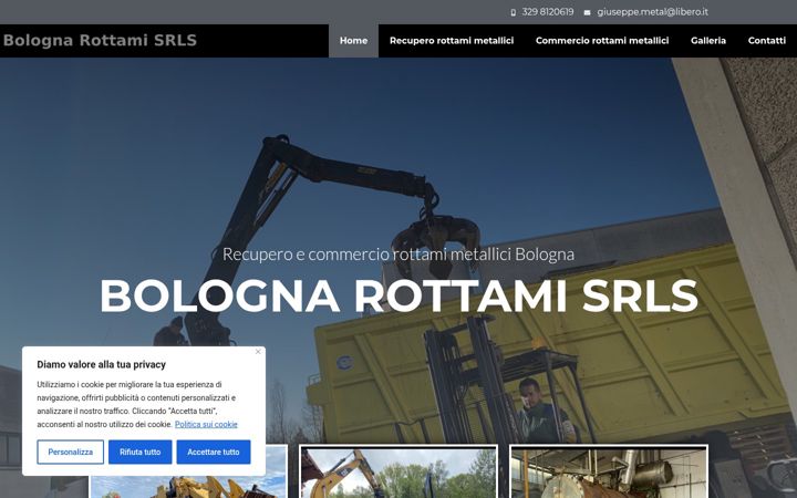 Screenshot of bolognarottami.it