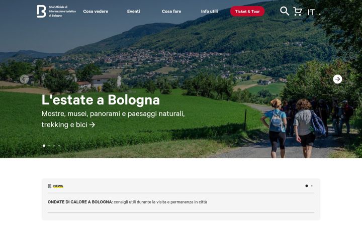 Screenshot of bolognawelcome.com