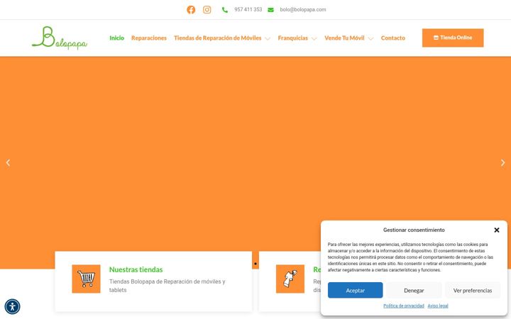 Posnetek zaslona bolopapa.com