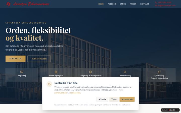 Screenshot of bolorentzen.com