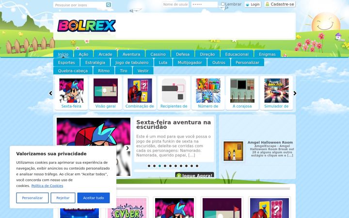 Screenshot of bolrex.com