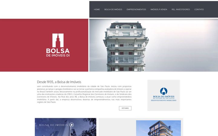 Screenshot stránky bolsadeimoveis.com.br