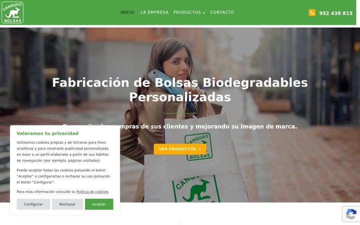 Screenshot stránky bolsascanguro.com