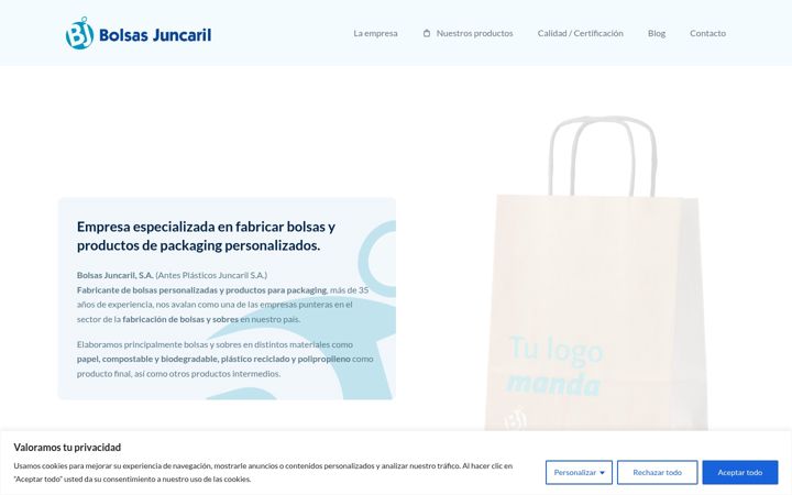 Screenshot stránky bolsasjuncaril.com