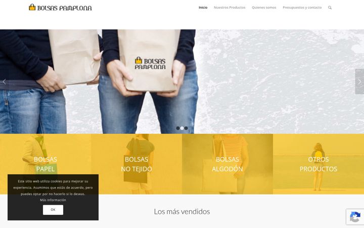 Screenshot ta' bolsaspamplona.com