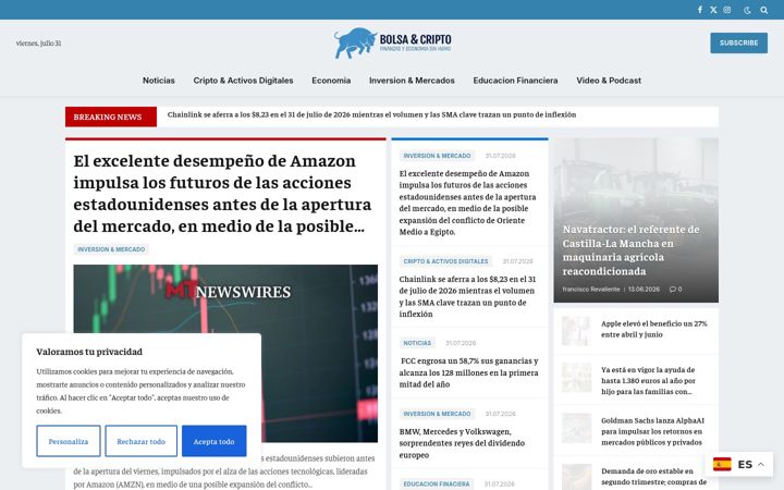 Screenshot stránky bolsaycripto.com