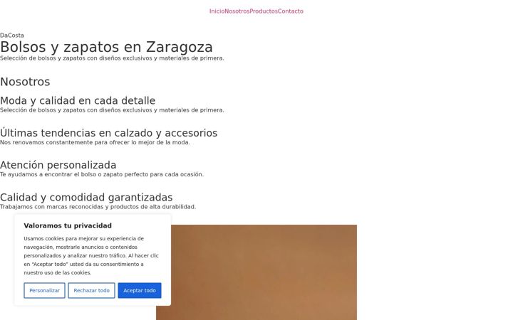 Képernyőkép: bolsosyzapatos-dacosta.es