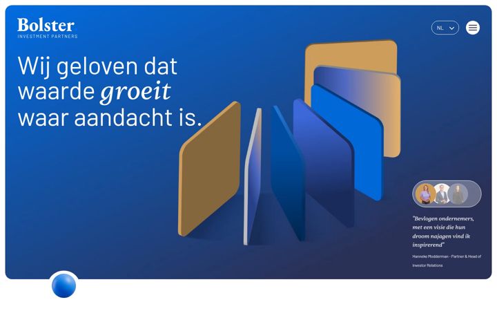 Zrzut ekranu bolsterinvestments.nl