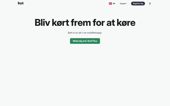 Skærmbillede af bolt.eu