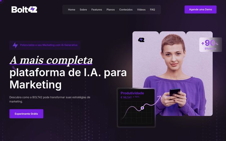 Captura de pantalla de bolt42.com