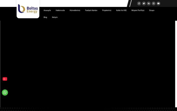 Screenshot of boltasenergy.com.tr