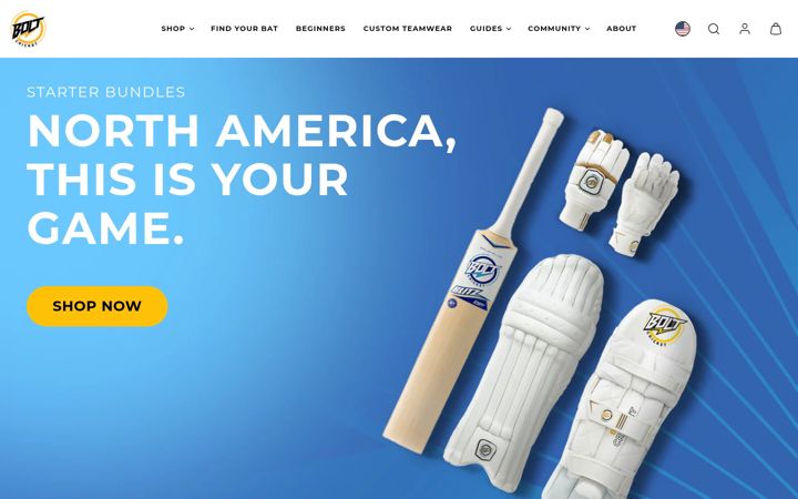 Screenshot of boltcricket.us