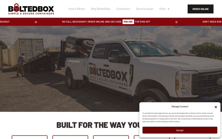 Screenshot ta' boltedbox.com