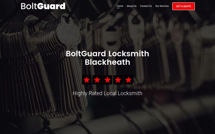 Screenshot of boltguardlocksmithblackheath.co.uk
