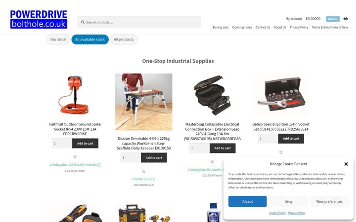 Screenshot of bolthole.co.uk