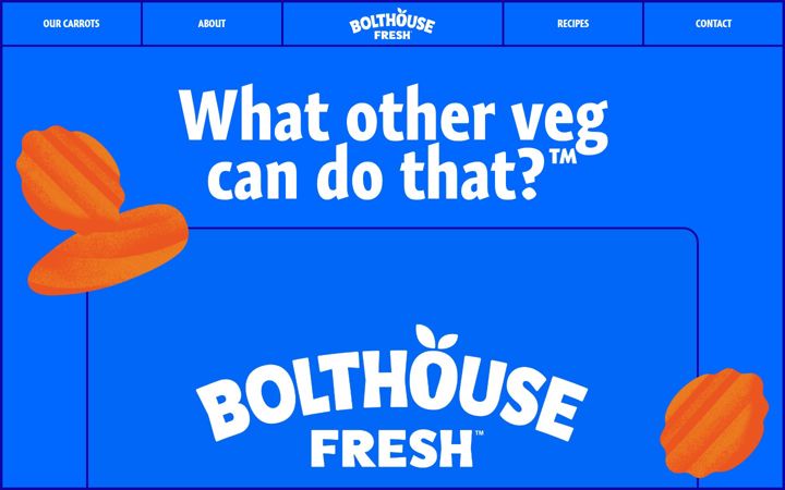 Zrzut ekranu bolthousefresh.com