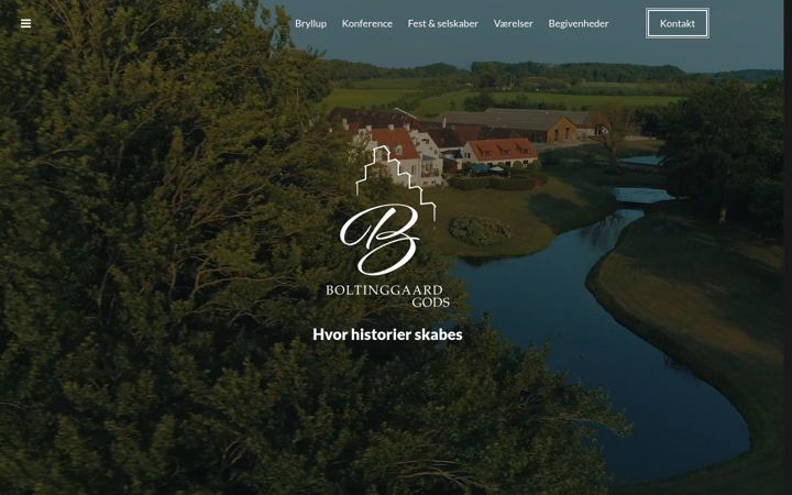 Zrzut ekranu boltinggaard.dk