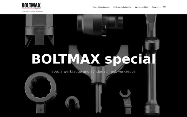 Screenshot of boltmax.de