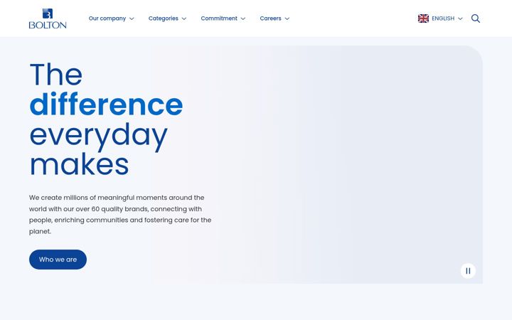 Screenshot of bolton.com
