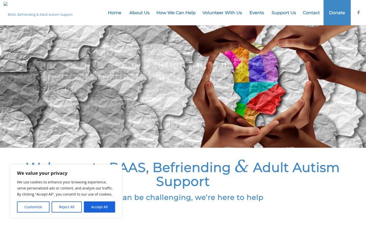 Screenshot of boltonadultautismsupport.org.uk